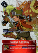Takuya Kanbara Alternate Art - BT12-088 R - Across Time - Foil - Card Cavern