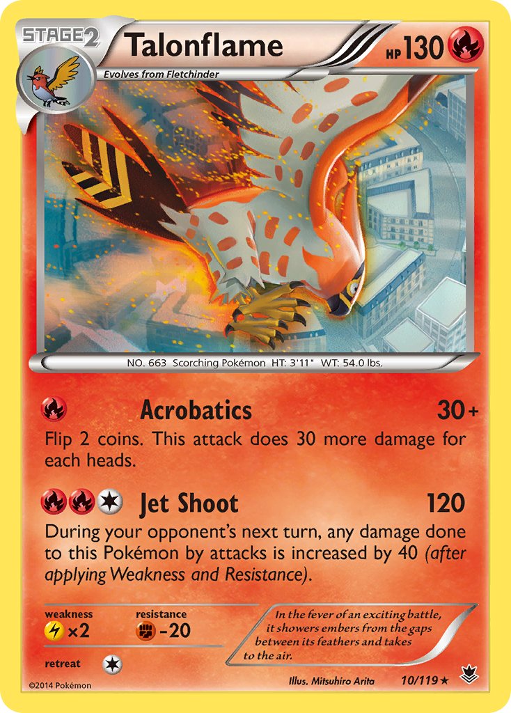 Talonflame - 10/119 - Phantom Forces - Card Cavern