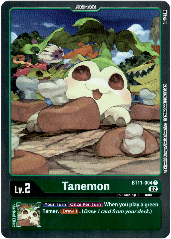 Tanemon - BT11-004 C - Dimensional Phase - Foil - Card Cavern