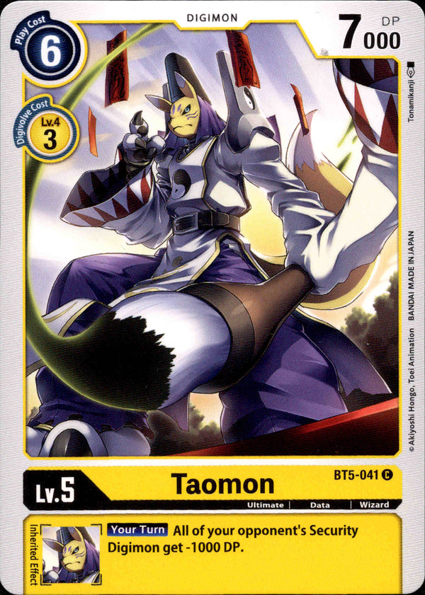 Taomon - BT5-041 - Battle Of Omni - Card Cavern