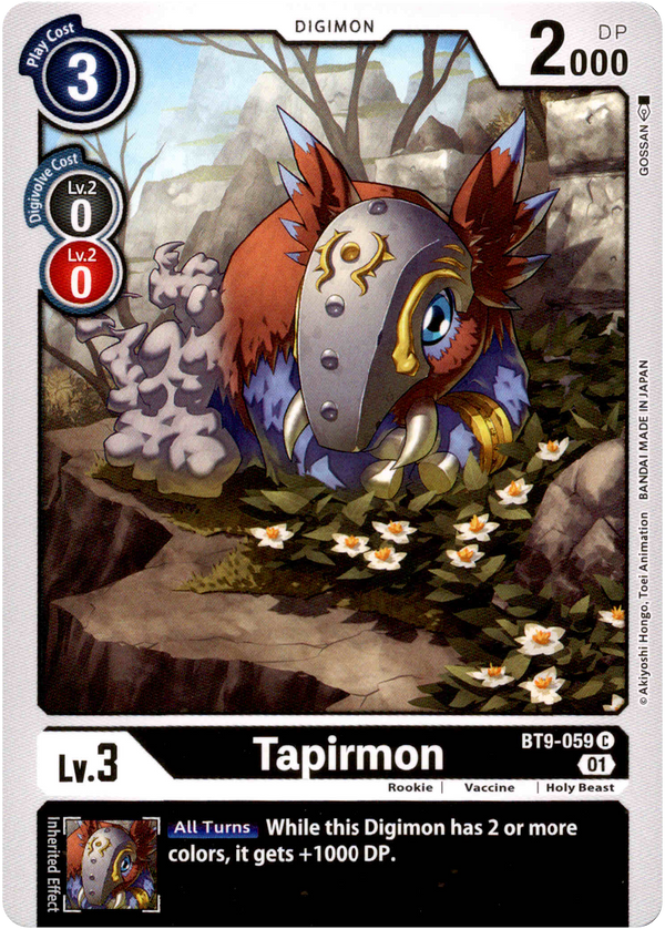 Tapirmon - BT9-059 C - X Record - Card Cavern