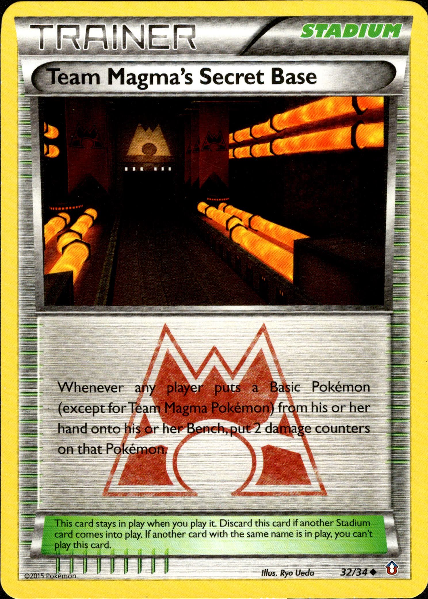 Team Magma's Secret Base - 32/34 - Double Crisis - Card Cavern