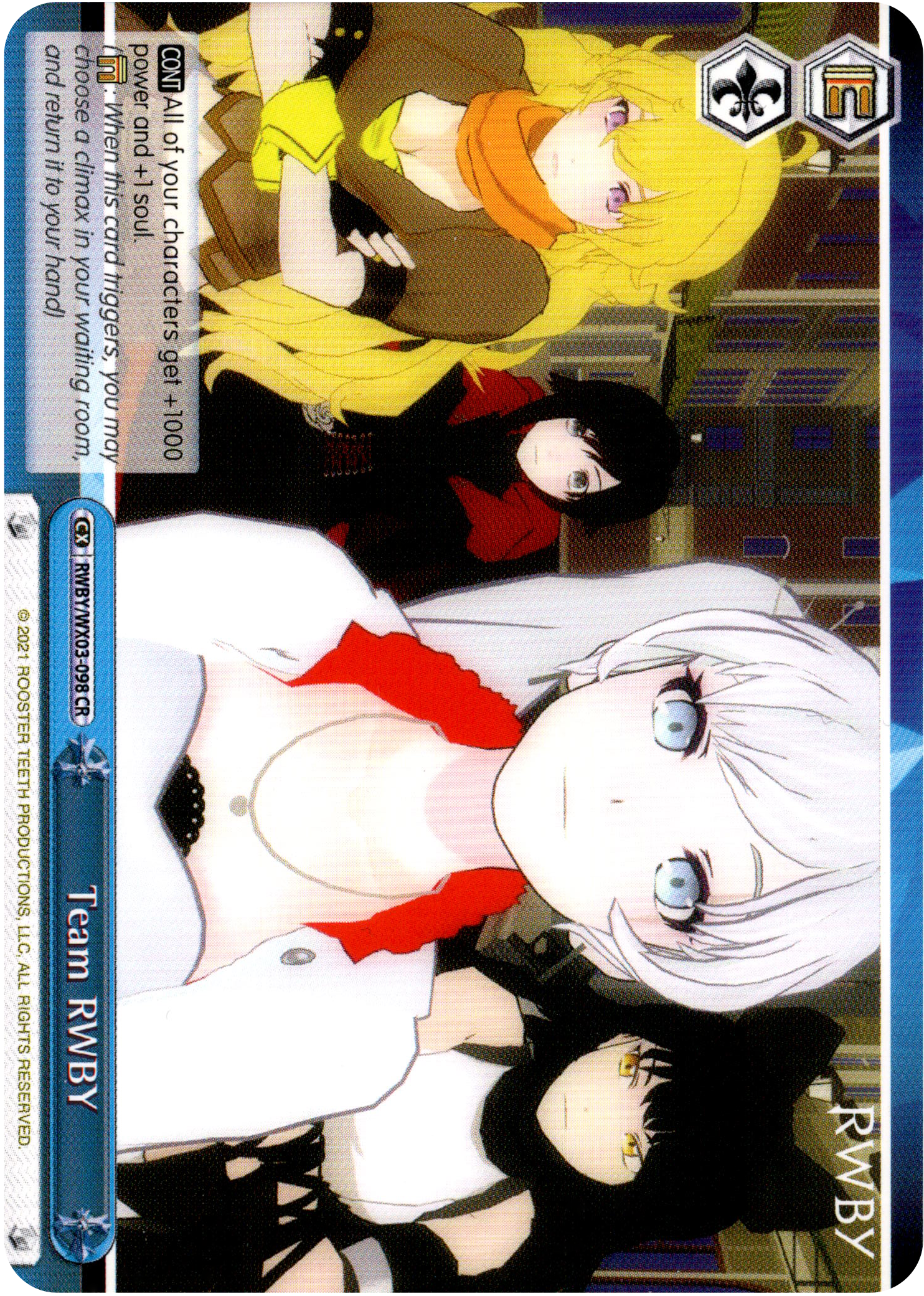 Team RWBY - RWBY/WX03-098 - RWBY - Card Cavern