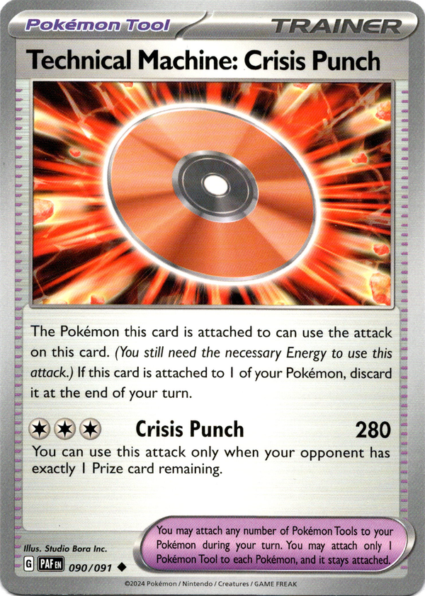 Technical Machine: Crisis Punch - 090/091 - Paldean Fates - Card Cavern