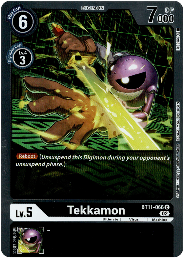 Tekkamon - BT11-066 C - Dimensional Phase - Foil - Card Cavern