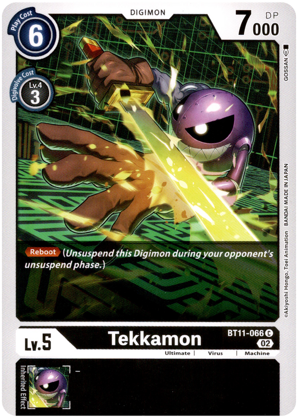 Tekkamon - BT11-066 C - Dimensional Phase - Card Cavern