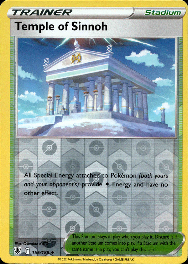 Temple of Sinnoh - 155/189 - Astral Radiance - Reverse Holo - Card Cavern