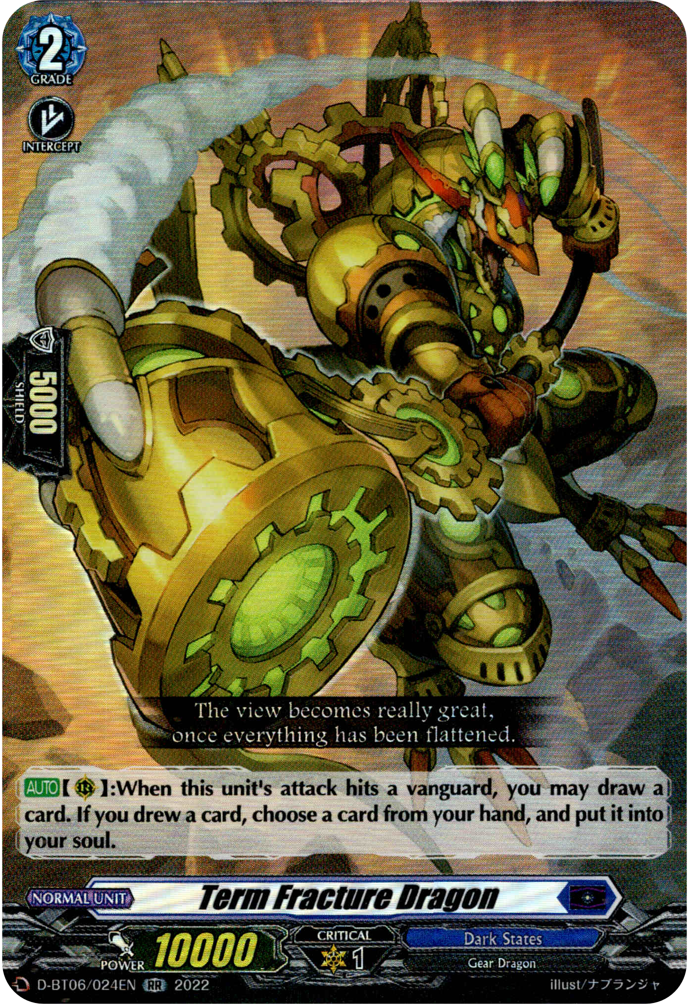 Term Fracture Dragon - D-BT06/024EN - Blazing Dragon Reborn - Card Cavern