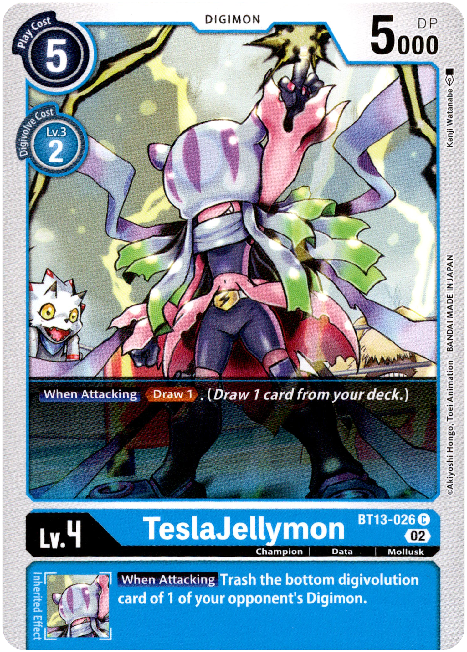 TeslaJellymon - BT13-026 C - Versus Royal Knight - Card Cavern
