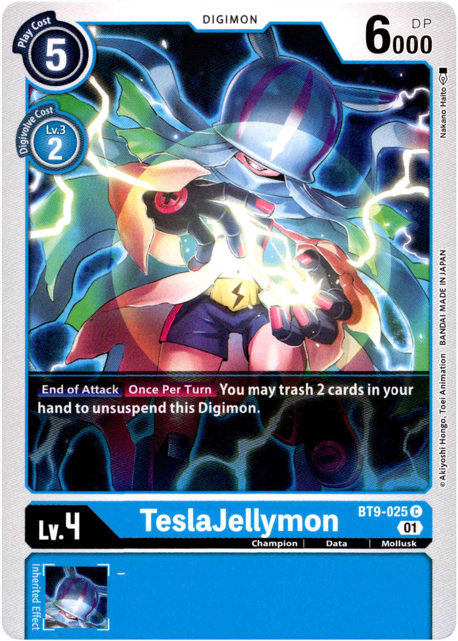 TeslaJellymon - BT9-025 C - X Record - Card Cavern