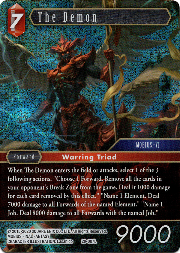 The Demon - 20-007L - Dawn of Heroes - Foil - Card Cavern