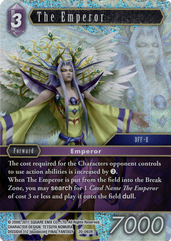 The Emperor - 20-092R - Dawn of Heroes - Foil - Card Cavern