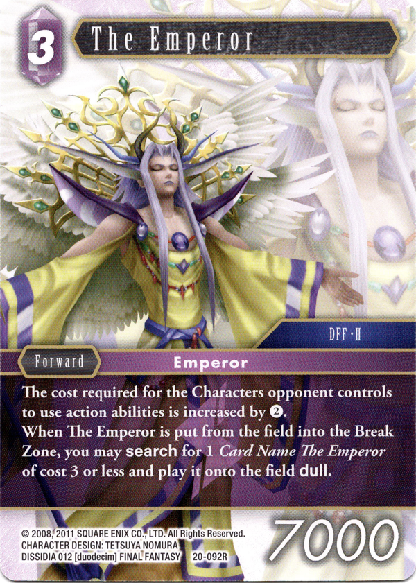 The Emperor - 20-092R - Dawn of Heroes - Card Cavern