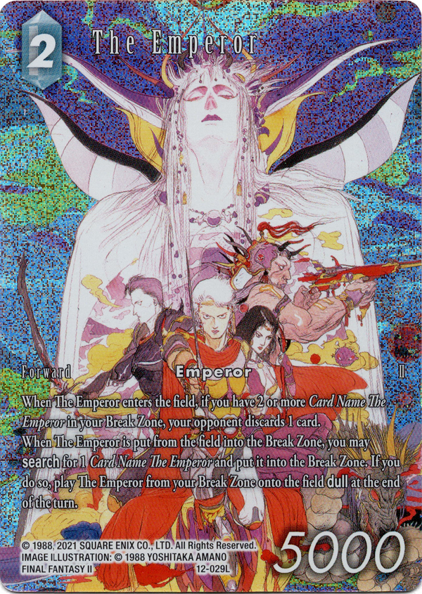 The Emperor Full Art (Reprint) - 12-029L - Dawn of Heroes - Foil - Card Cavern