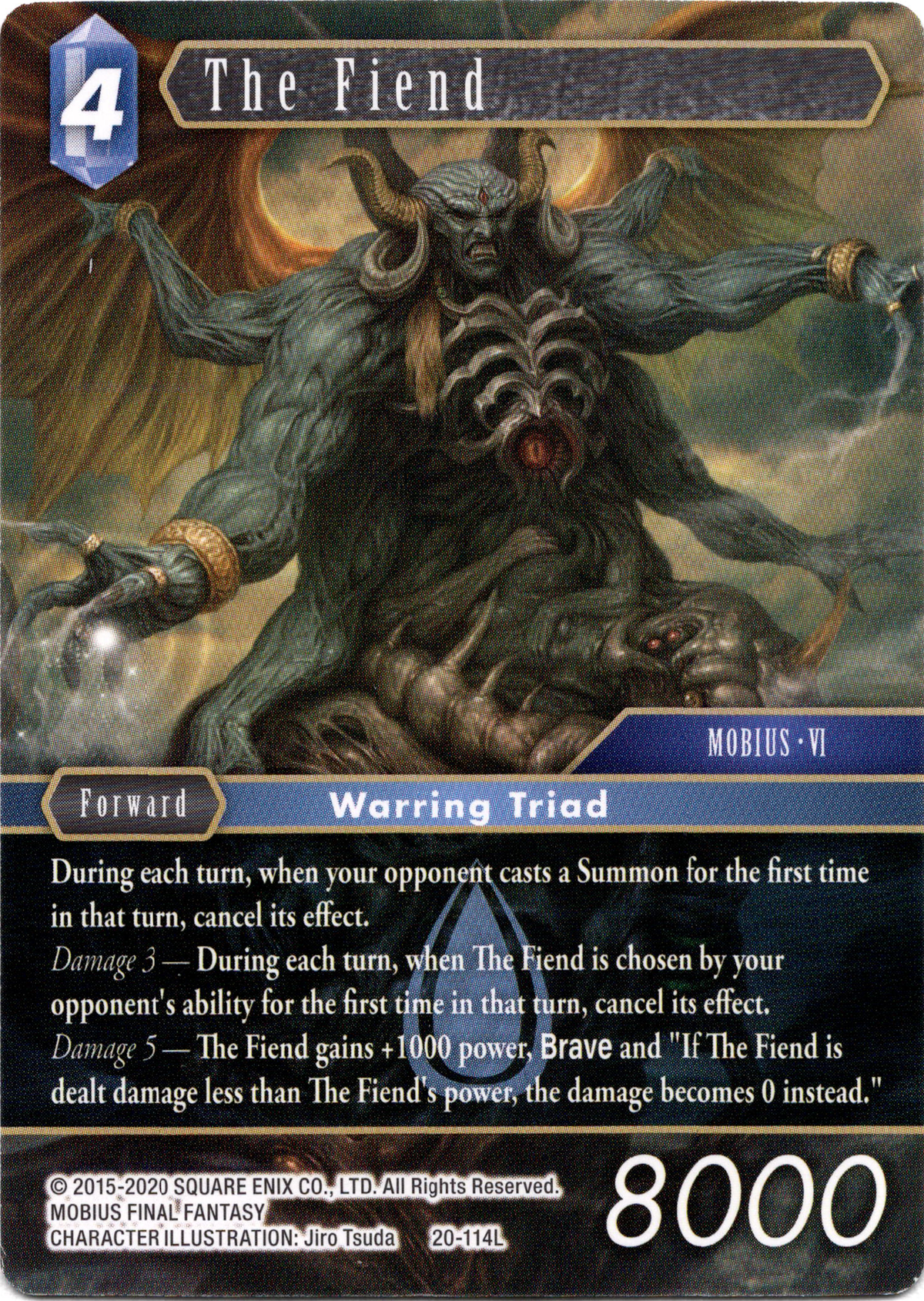 The Fiend - 20-114L - Dawn of Heroes - Card Cavern