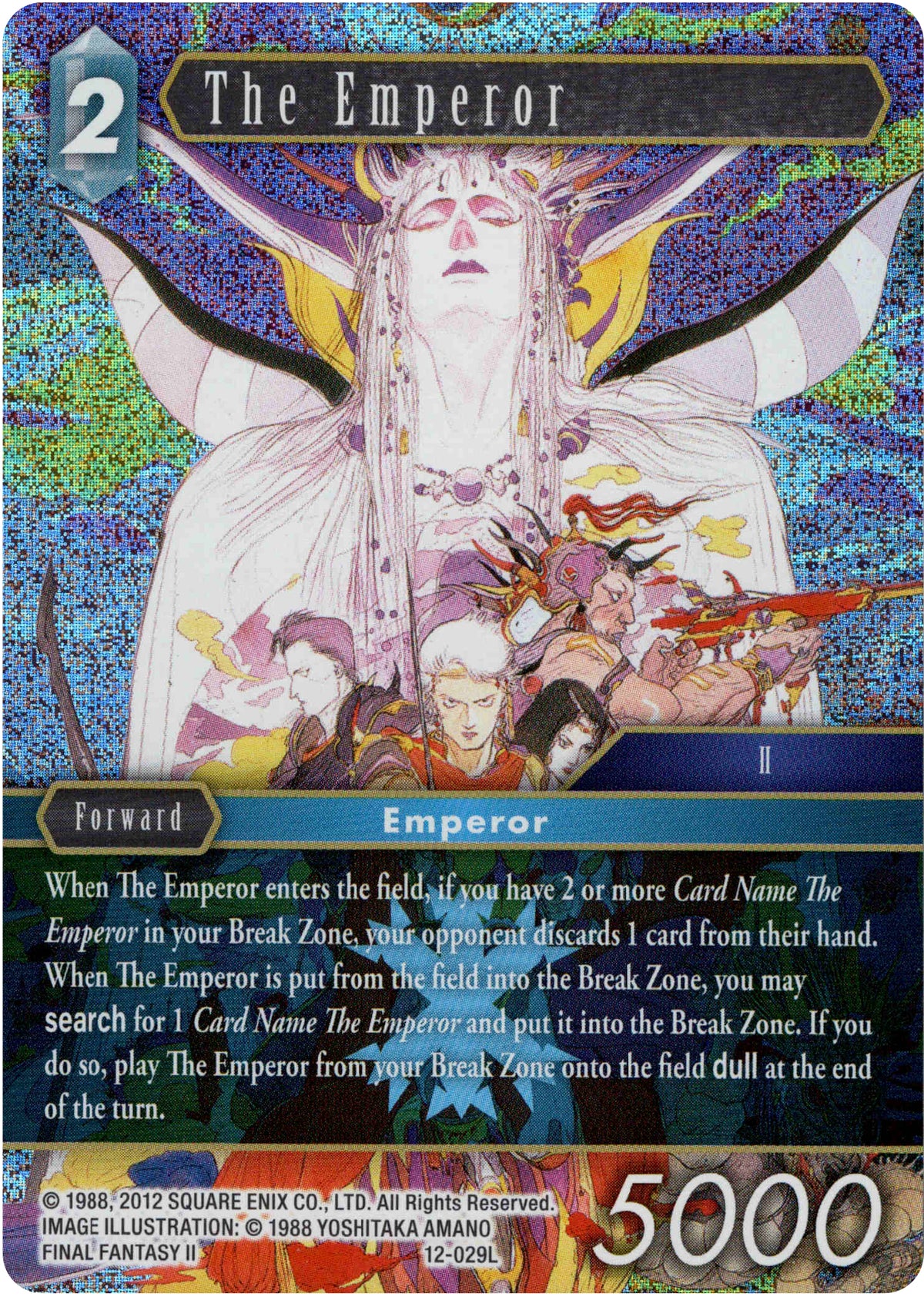 The Emperor - 12-029L - Opus XII - Foil - Card Cavern