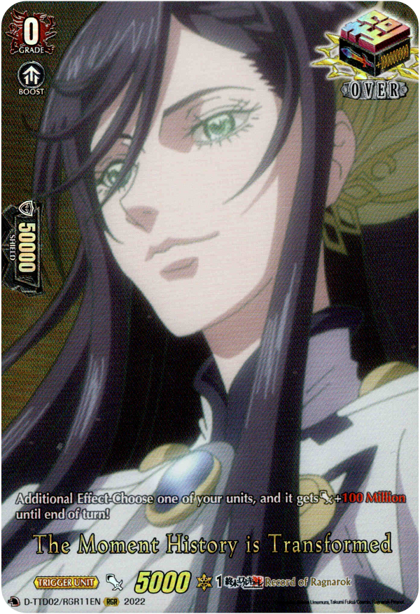 The Moment History is Transformed - D-TTD02/RGR11EN - Record of Ragnarok - Card Cavern