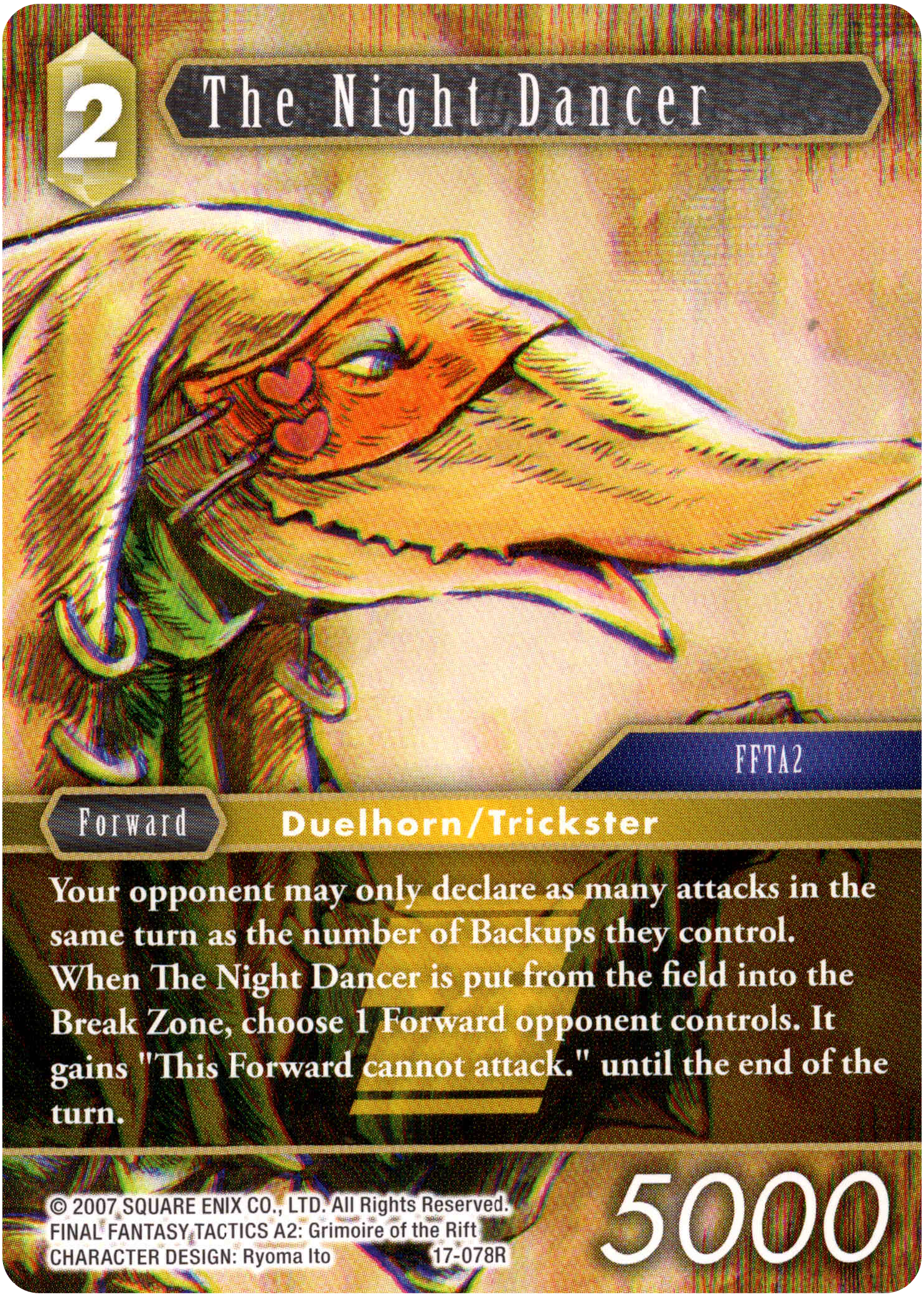 The Night Dancer - 17-078R - Rebellion's Call - Card Cavern