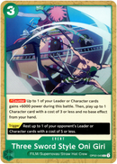 Three Sword Style Oni Giri - OP02-045 - Paramount War - Card Cavern