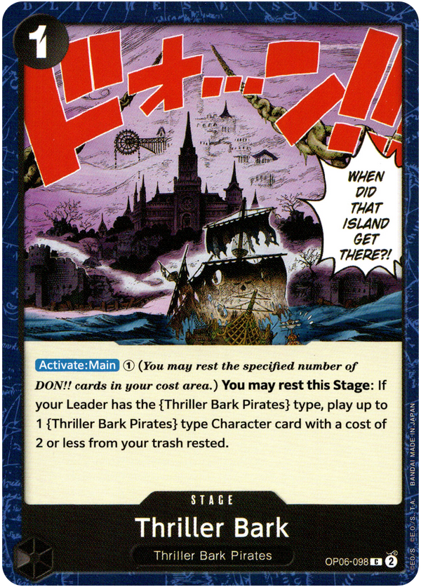 Thriller Bark - OP06-098C - Wings of the Captain - Card Cavern