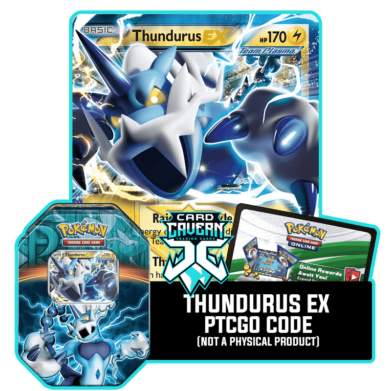 thundurus pokemon card Thundurus EX BW81 PTCGO Code – Card Cavern Trading Cards, LLC
