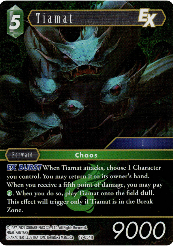 Tiamat EX - 17-054R - Rebellion's Call - Foil - Card Cavern