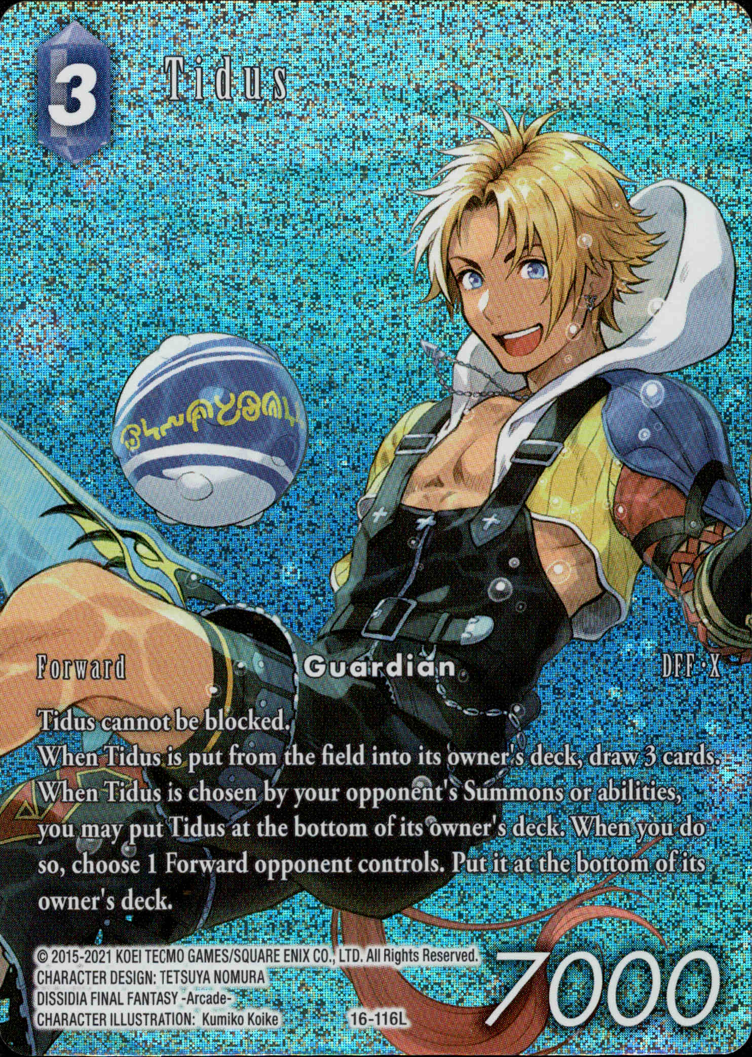 Tidus Full Art - 16-116L - Emissaries of Light - Foil - Card Cavern