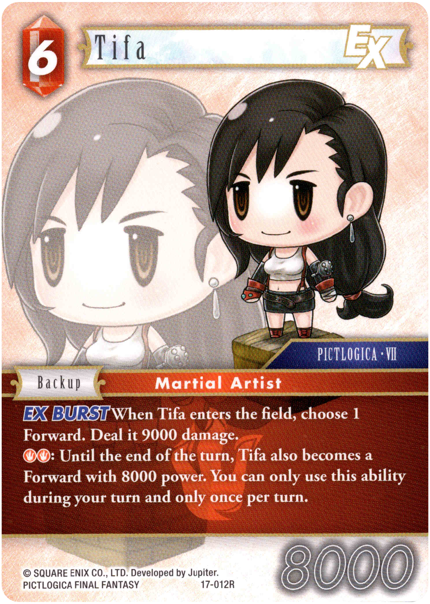Tifa EX - 17-012R - Rebellion's Call - Card Cavern