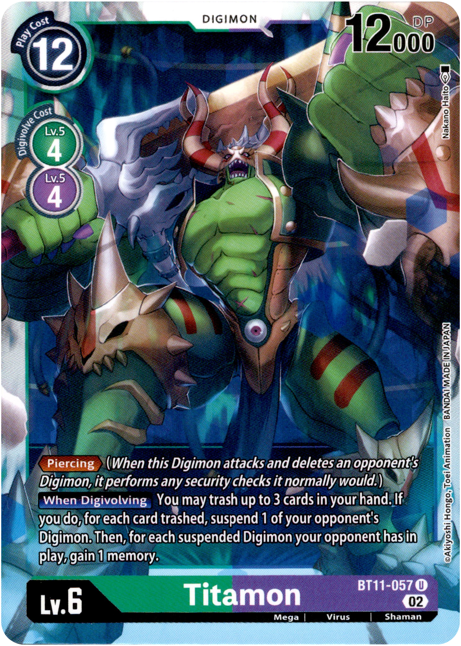 Titamon - BT11-057 U - Dimensional Phase - Card Cavern