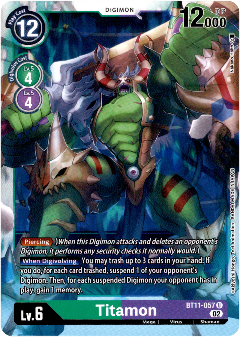 digimon dimensional phase card list Sealed Products  Team Titan with illustrations based on scenes from the game Gigadramon - Dimensional Phase Pre-Release