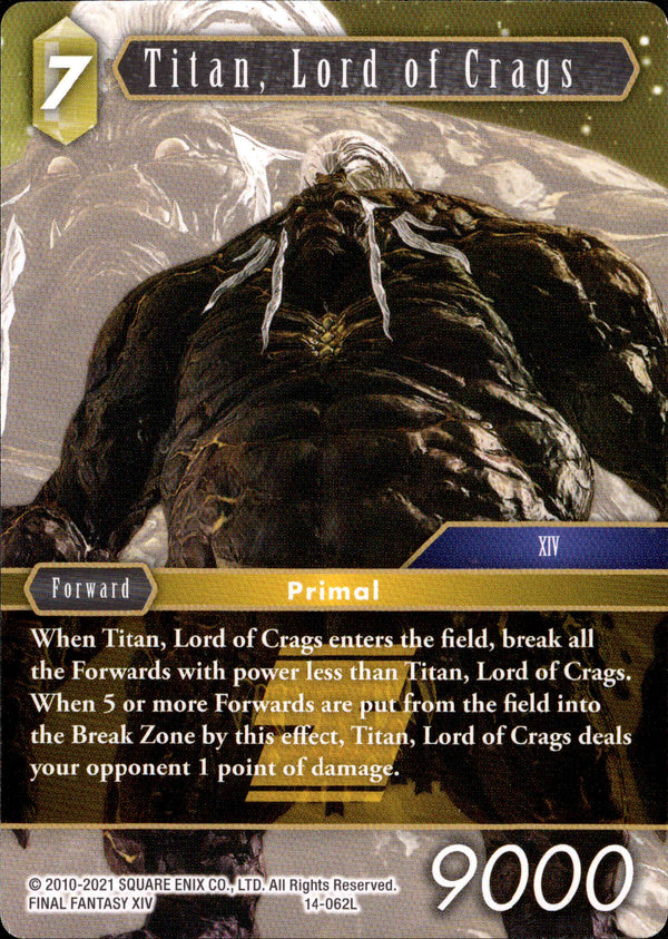 Titan, Lord of Crags - 14-062L - Opus XIV - Card Cavern