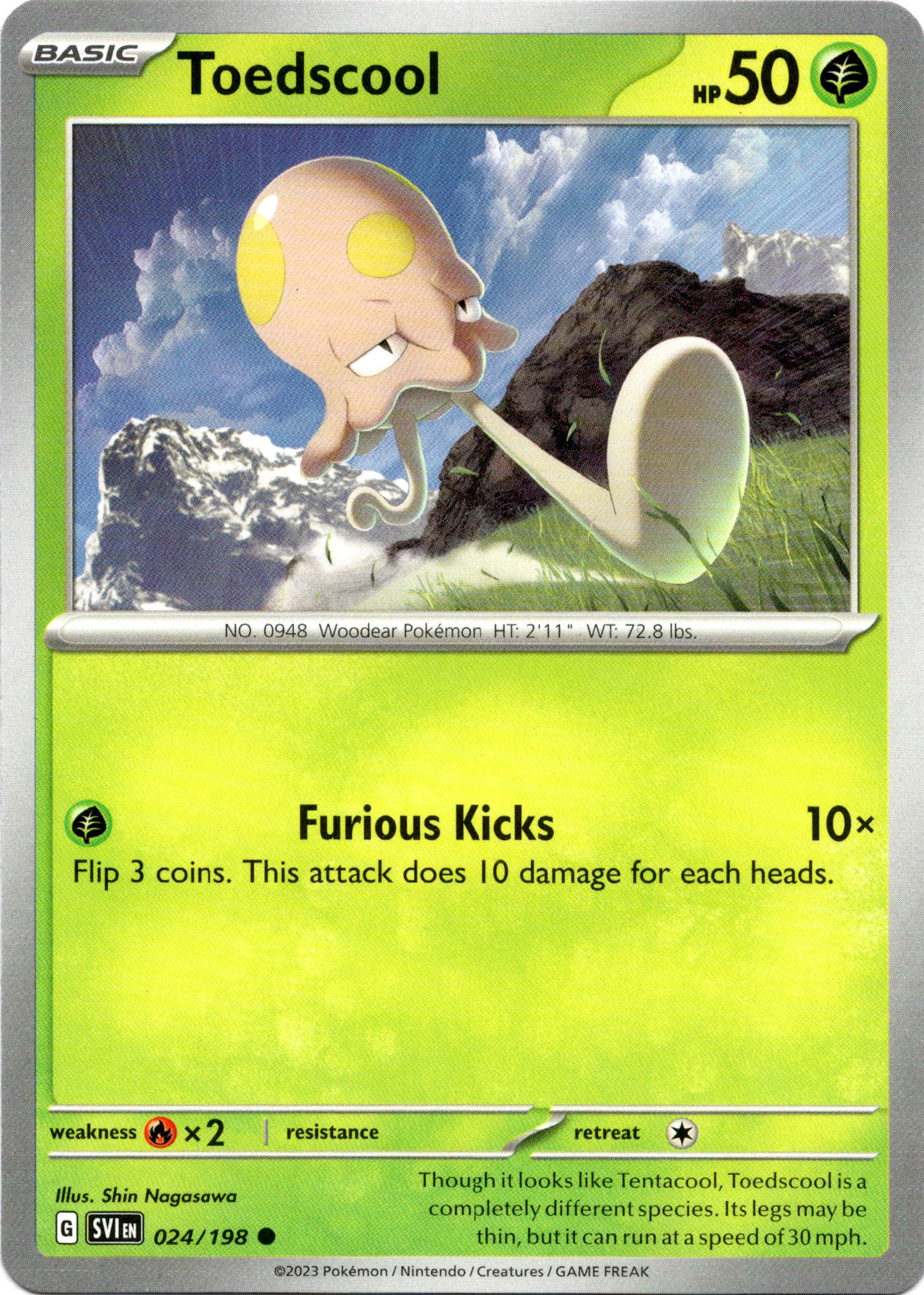 Toedscool - 024/198 - Scarlet & Violet - Card Cavern