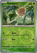 Toedscool - 025/198 - Scarlet & Violet - Reverse Holo - Card Cavern