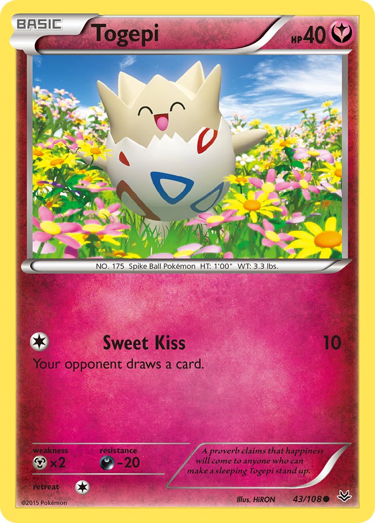 Togepi - 43/108 - Roaring Skies - Card Cavern