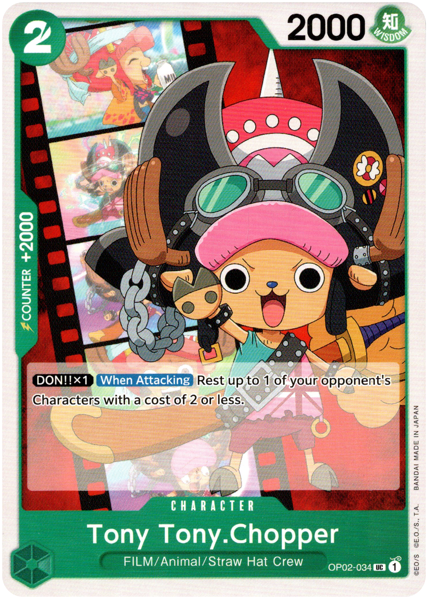Tony Tony.Chopper - OP02-034 - Paramount War - Card Cavern