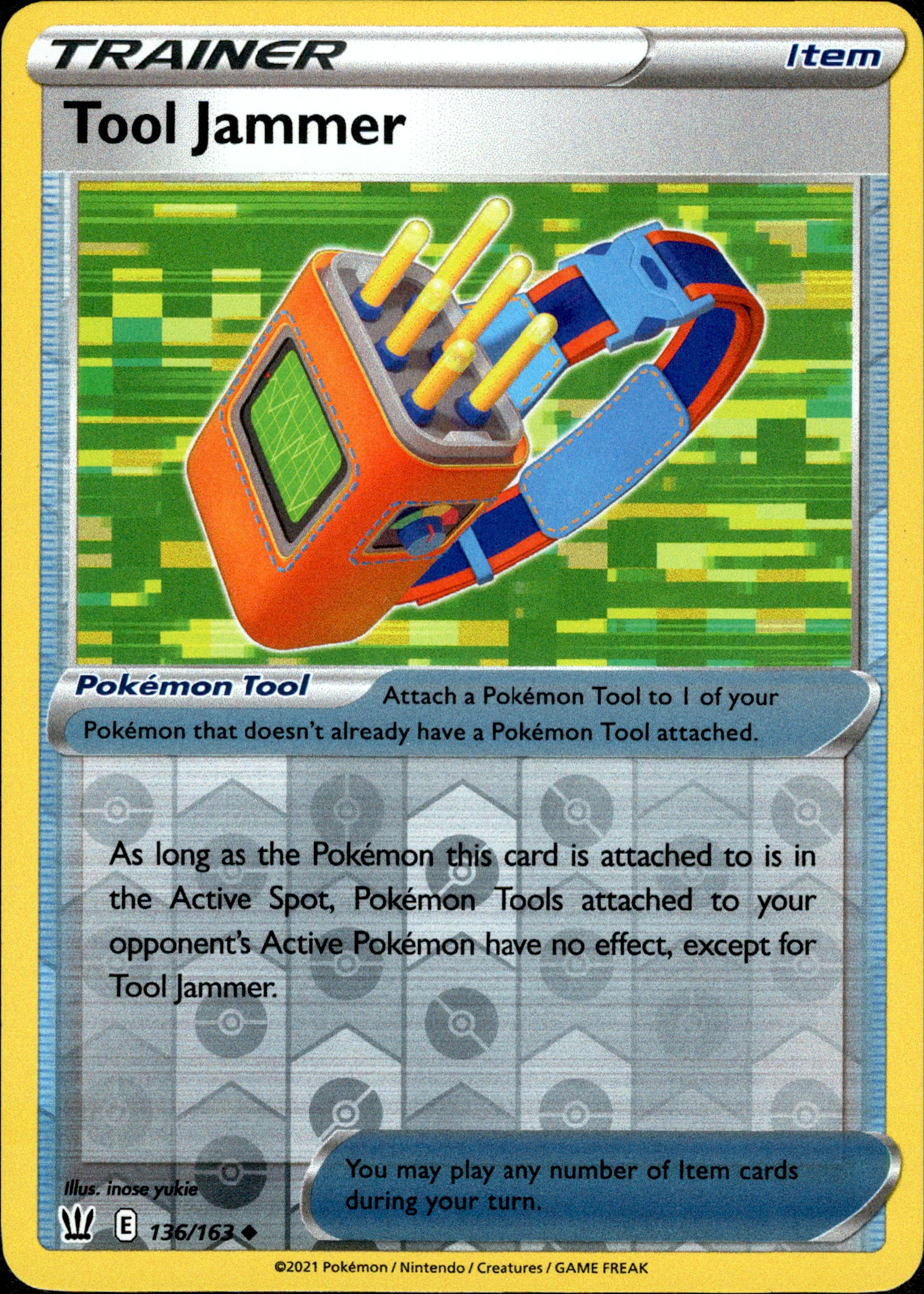 Tool Jammer - 136/163 - Battle Styles - Reverse Holo - Card Cavern