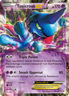 Toxicroak EX - 41/106 - Flashfire - Holo - Card Cavern