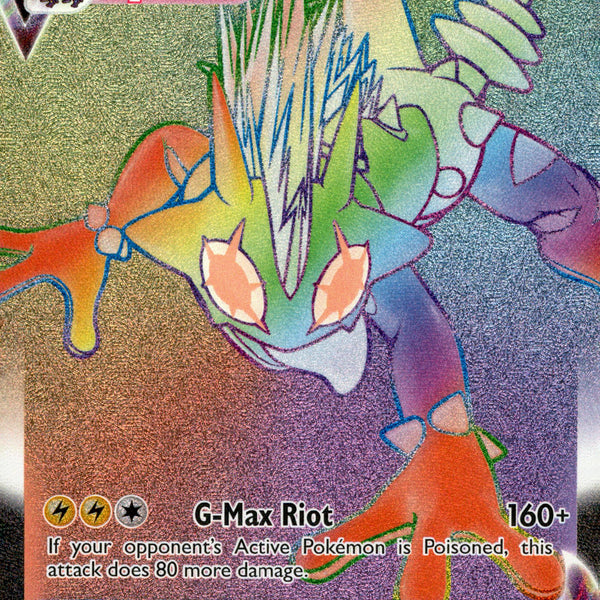 pokemon card toxtricity vmax Toxtricity VMAX Hyper Rare - 196/192 - Rebel Clash