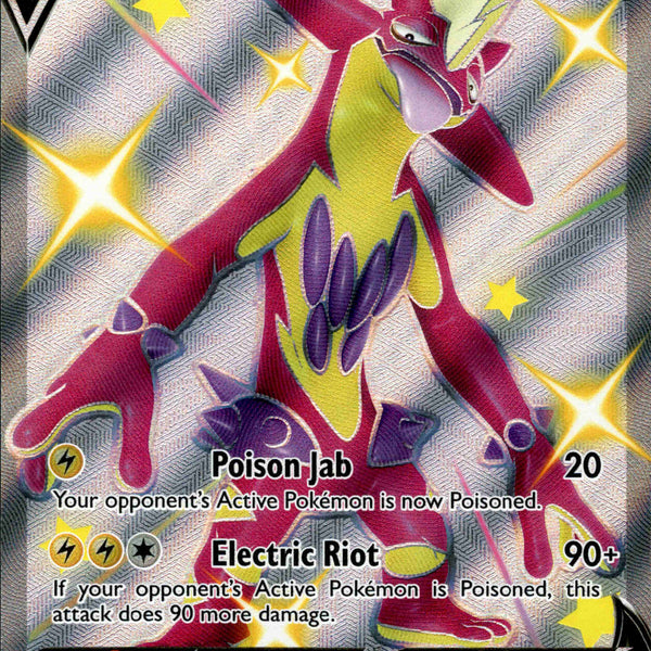 toxtricity shiny pokemon card Toxtricity V - SV112/SV122 - Shining Fates