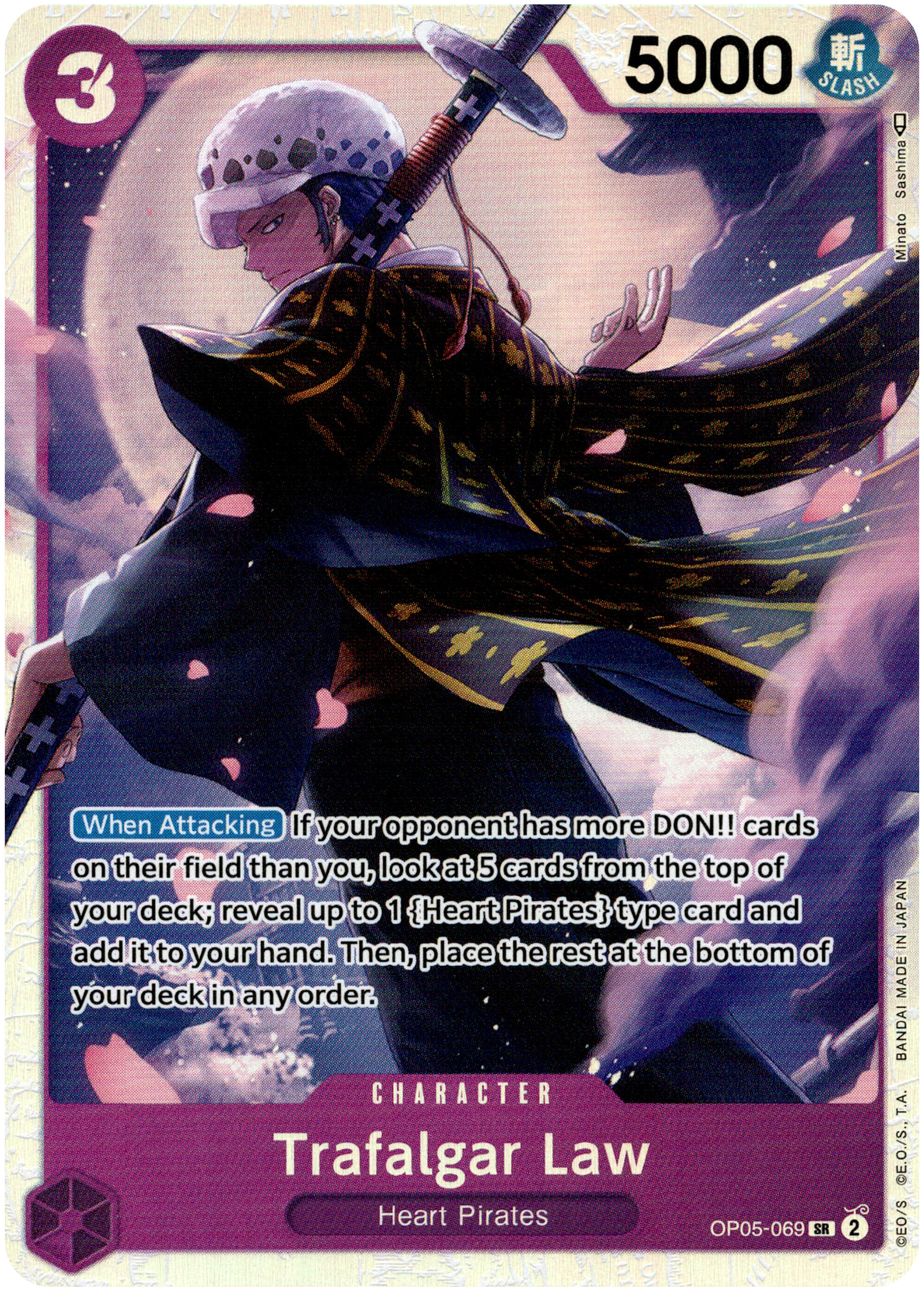 Trafalgar Law - OP05-069 - Awakening of the New Era - Foil - Card Cavern
