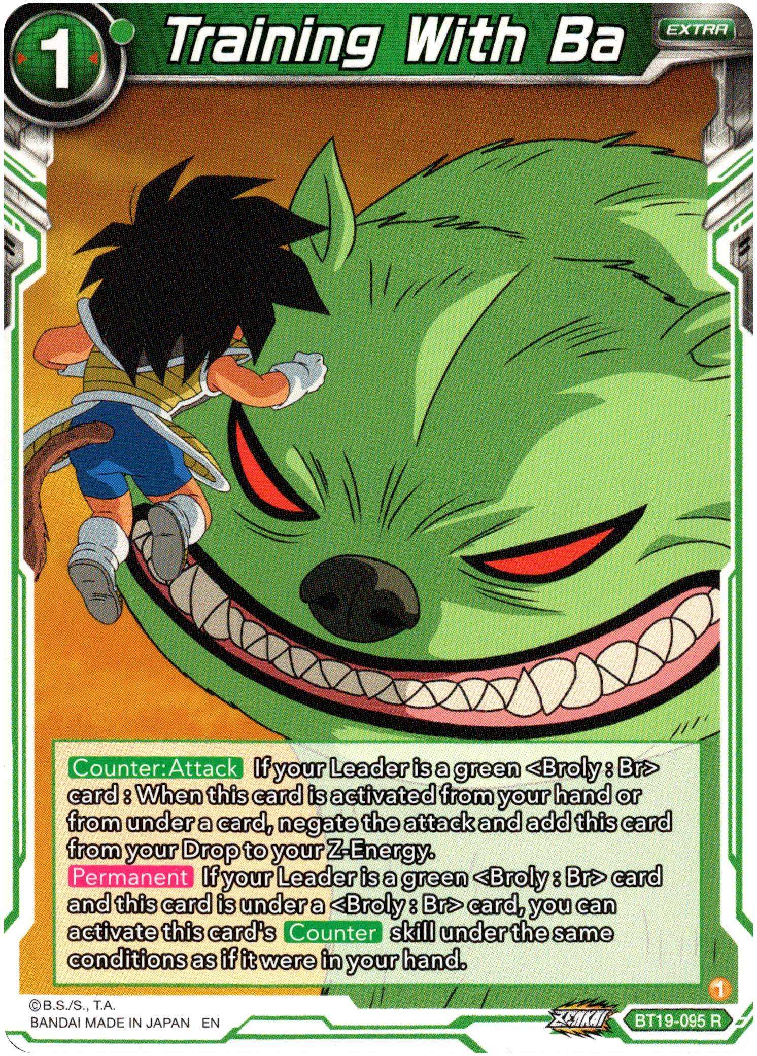 Training with Ba - BT19-095 - Fighter's Ambition - Card Cavern