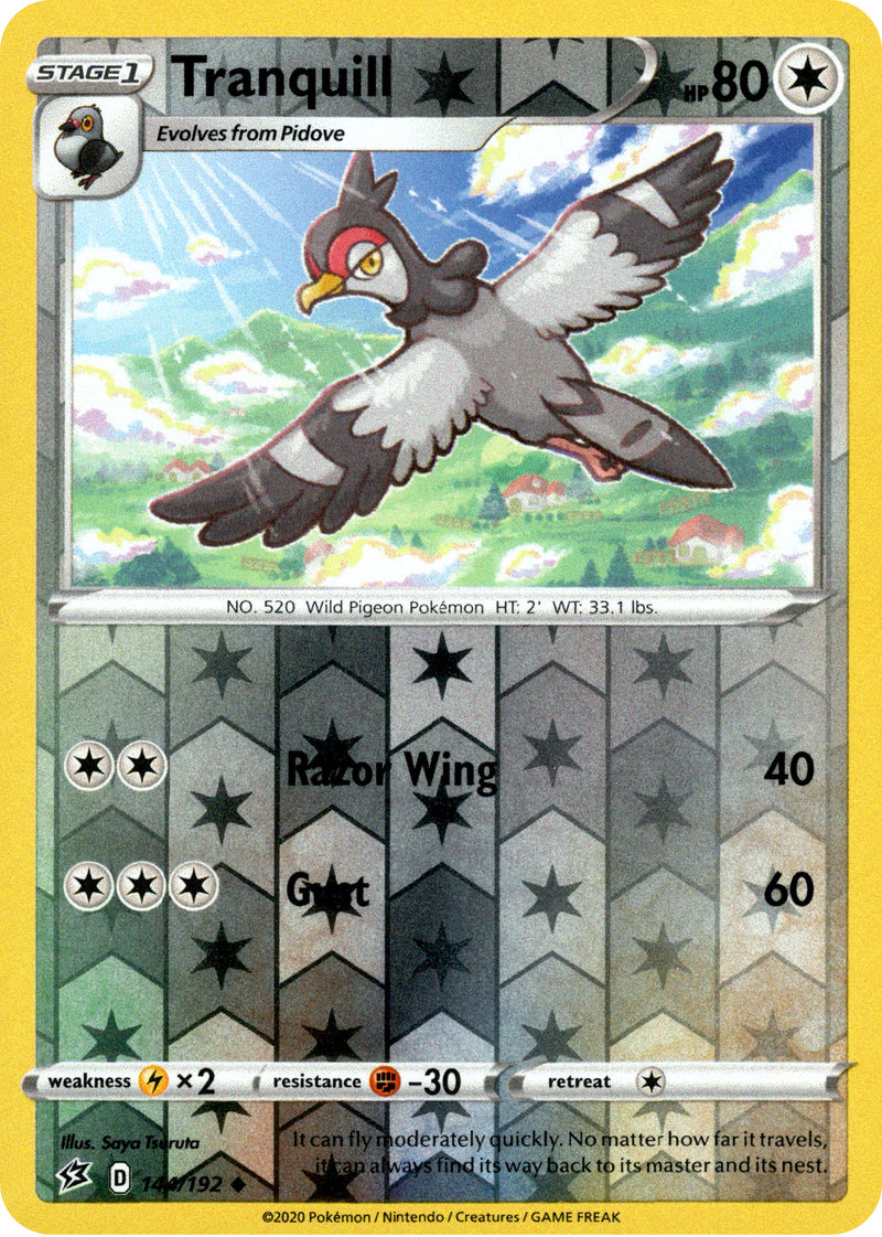 tranquill pokemon card Tranquill