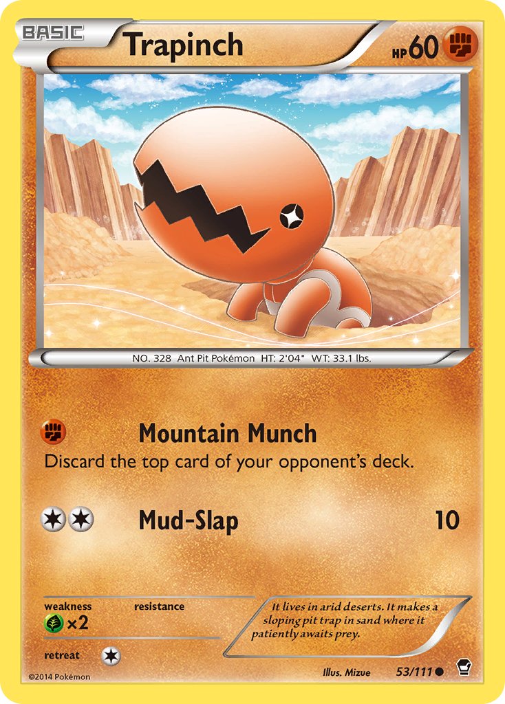 Trapinch - 53/111 - Furious Fists - Card Cavern