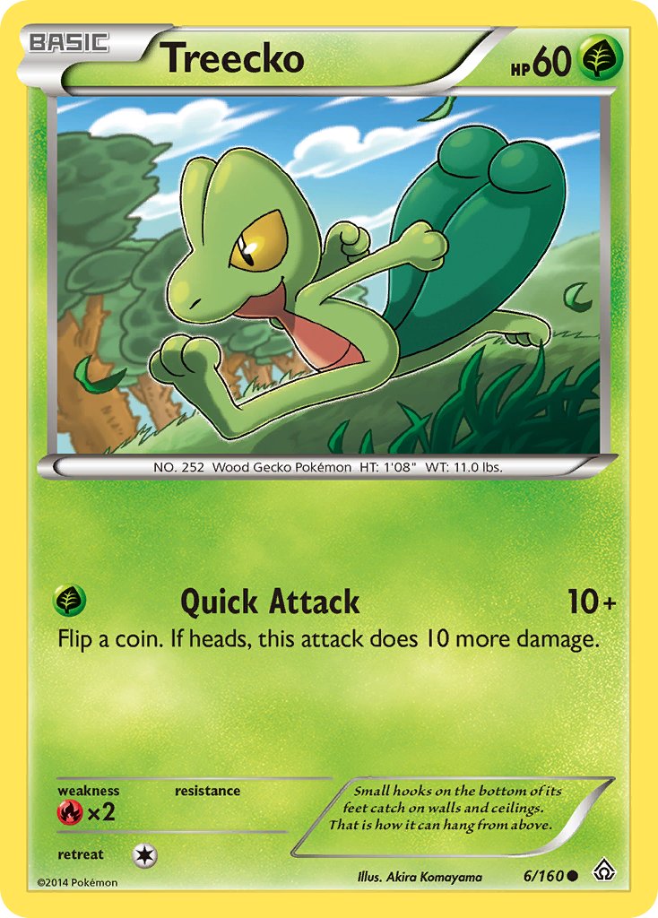 Treecko - 6/160 - Primal Clash - Card Cavern