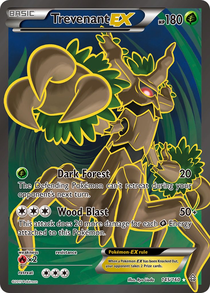 Trevenant EX Full Art - 145/160 - Primal Clash - Holo - Card Cavern