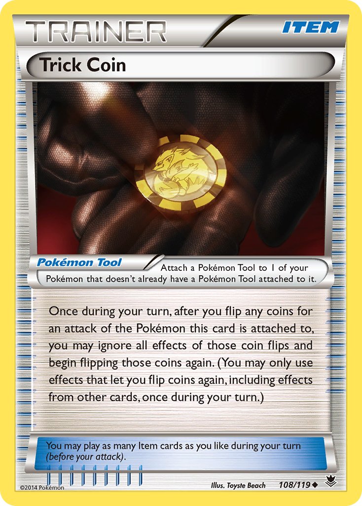 Trick Coin - 108/119 - Phantom Forces - Card Cavern