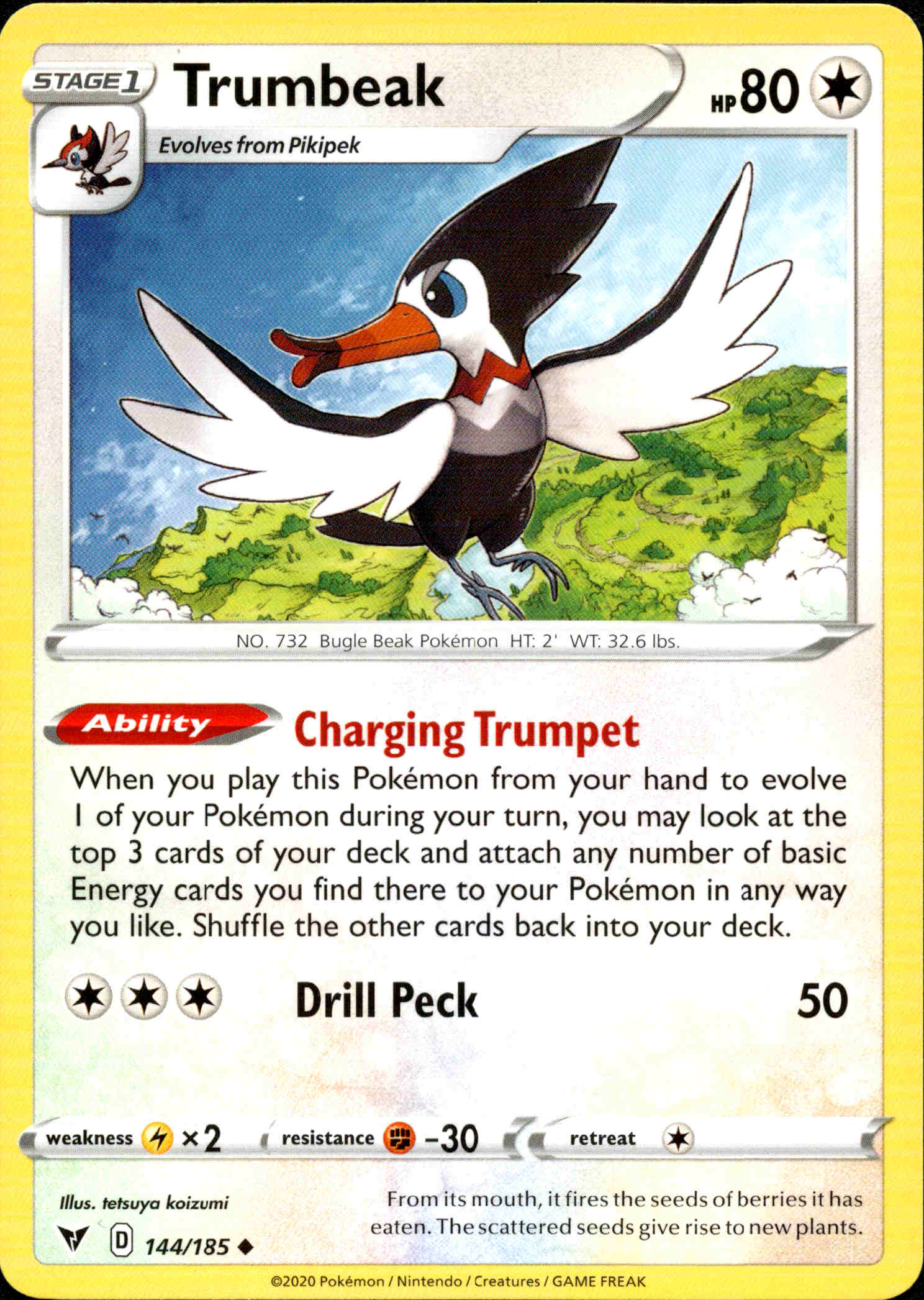 Trumbeak - 144/185 - Vivid Voltage - Card Cavern