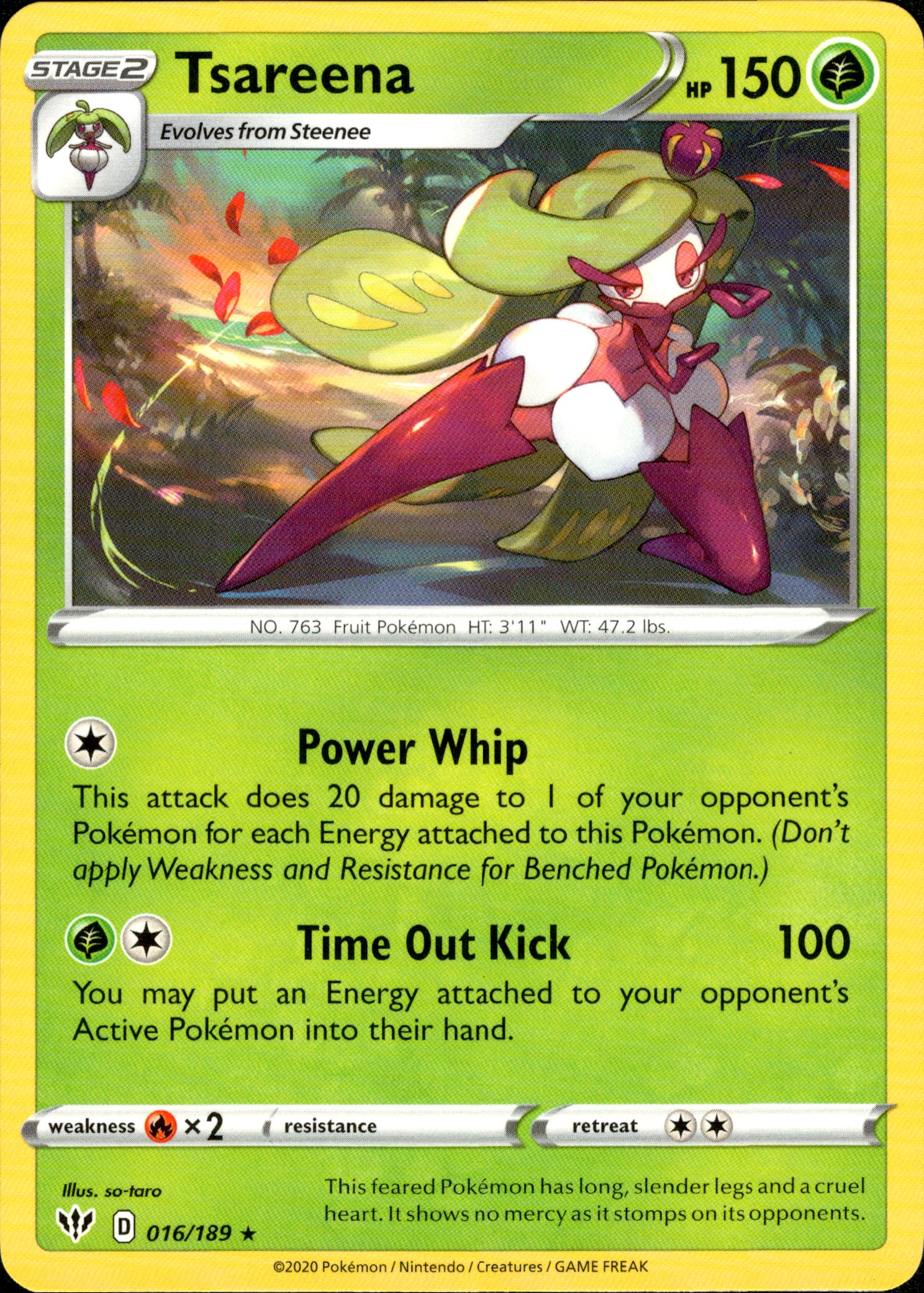 Tsareena - 16/189 - Darkness Ablaze - Card Cavern