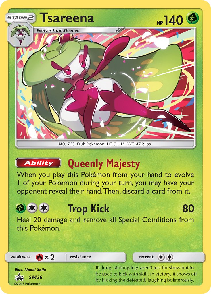 Tsareena - SM26 - Sun & Moon Promo - Card Cavern