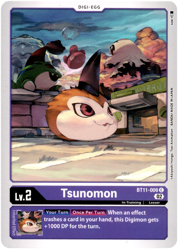 Tsunomon - BT11-006 C - Dimensional Phase - Card Cavern